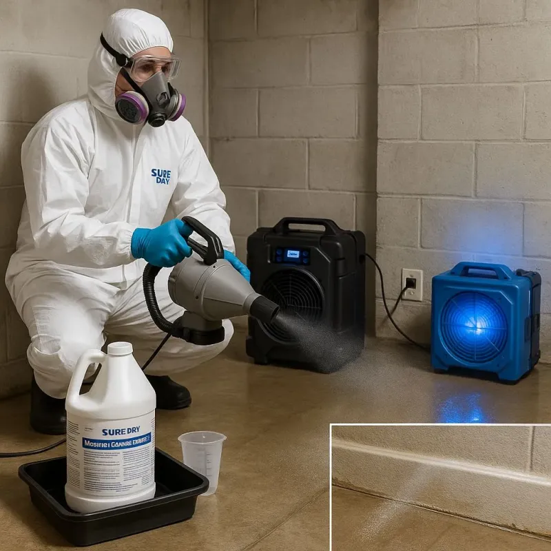 Sanitization and Odor Removal process in Thomas, OK